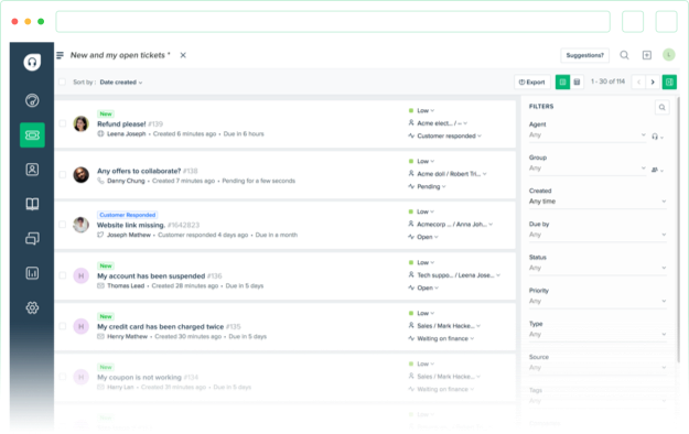 Multichannel help desk software