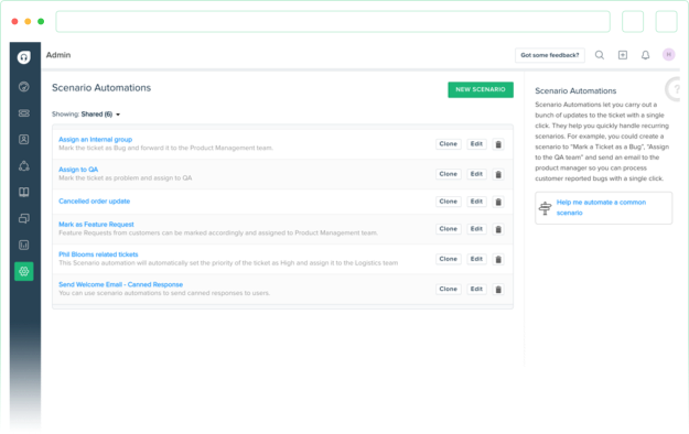 Helpdesk automation in Freshdesk
