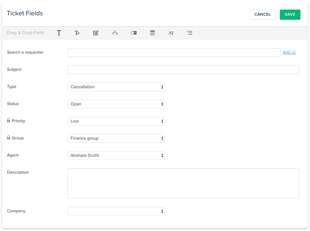 URL Customizable ticket fields