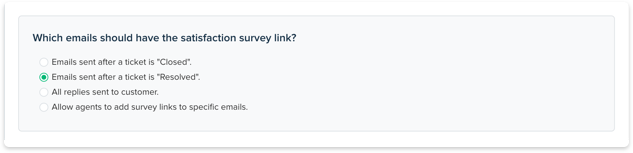 Customer feedback survey