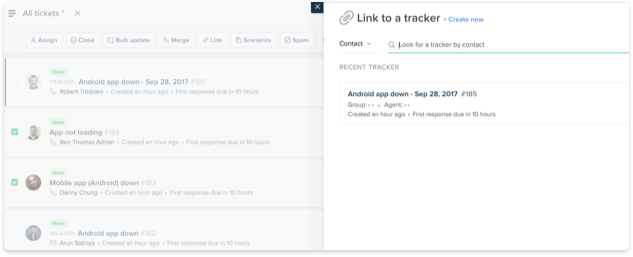 link related tickets to a master ticket
