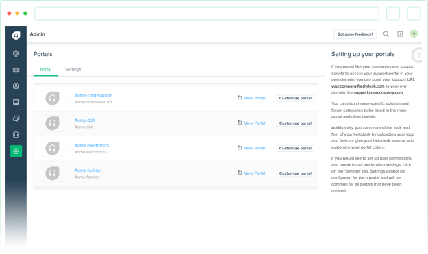 Enterprise customer support software